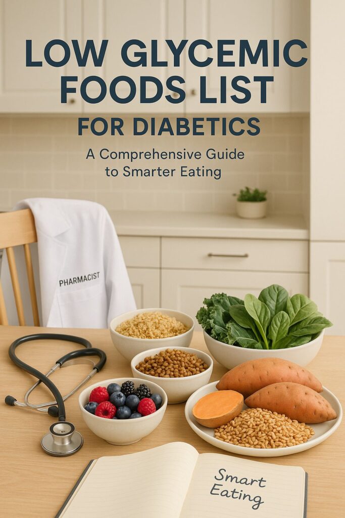 Low Glycemic Foods List for Diabetics
